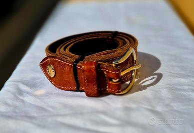 Cintura Vintage El Texano in Vera Pelle