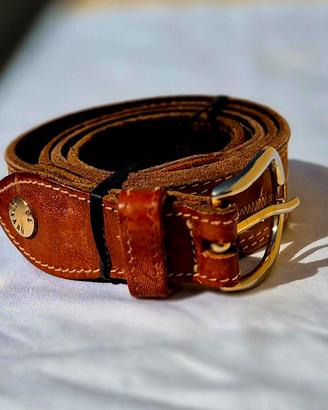 Cintura Vintage El Texano in Vera Pelle