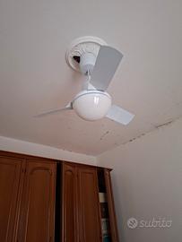 LAMPADARIO CON VENTILATORE 