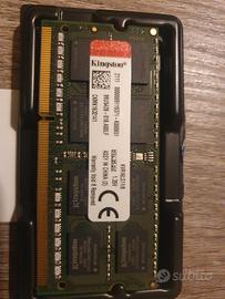 Kingston ValueRam 8GB DDR3 SoDimm 1600 mhz cl11