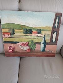 Quadro olio di tela autore Delio di Maggio