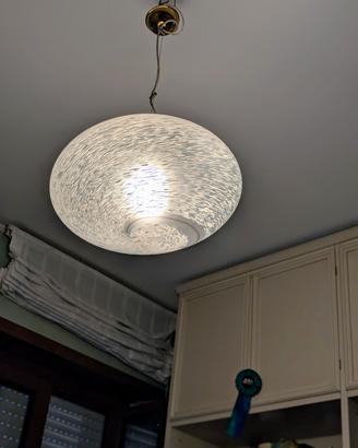 lampadario vintage in vetro di murano 