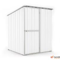 Casetta giardino in Acciaio 1.55x175cm bianco