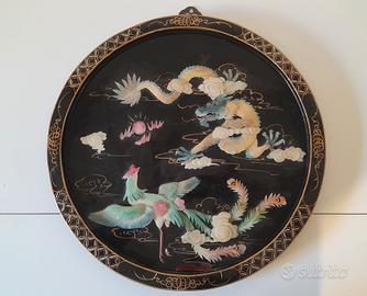 Quadro arte cinese tondo 