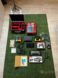 Nintendo switch OLED+PRO controller+Gioco+accessor