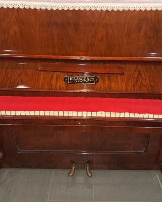 Pianoforte Verticale Tedesco d'Epoca "H. Lange & C
