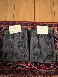 Segnaposto argento fiocco Raspini