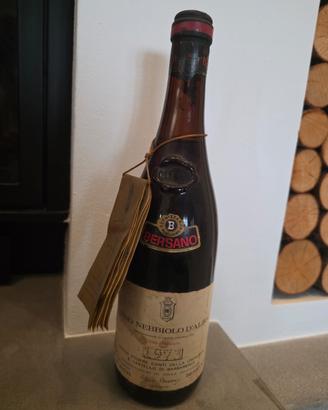 vino nebbiolo d'alba vintage 1973