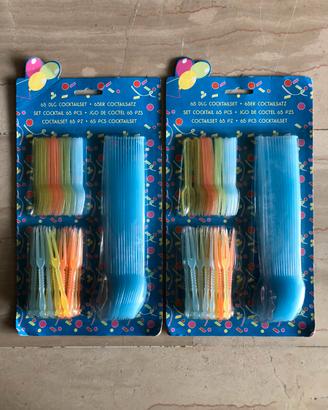 Set cocktail 65 pz x2
