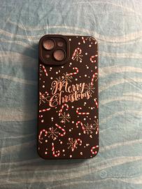cover nera natalizia per iphone 14