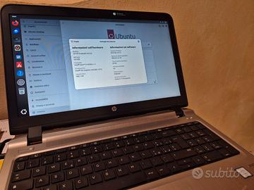 Notebook HP ProBook 450 G3 i5-6200U Ubuntu