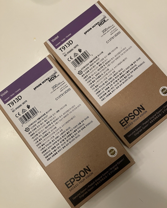 2 x Cartuccia Epson T913D Violet HDX 200ml  SC5000