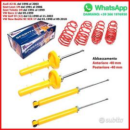 ASSETTO SPORTIVO VW Golf IV 1J dal 1998