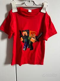 Maglietta bambino Minecraft