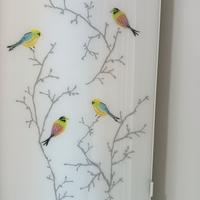 Anta armadio PAXIKEA ÅHEIM , vetro opaco