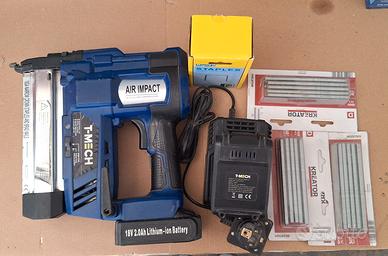 Chiodatrice/Spillatrice a Batteria T-MECH 18V+acce
