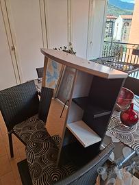 Mobile arredo bagno con specchio 