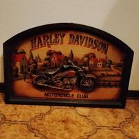 Harley Davidson - pannello in legno 