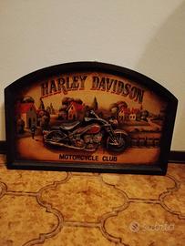 Harley Davidson - pannello in legno 