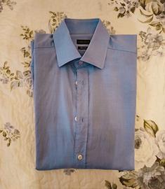 Camicia Uomo Celeste Chiaro 