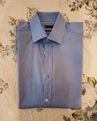 Camicia Uomo Celeste Chiaro 