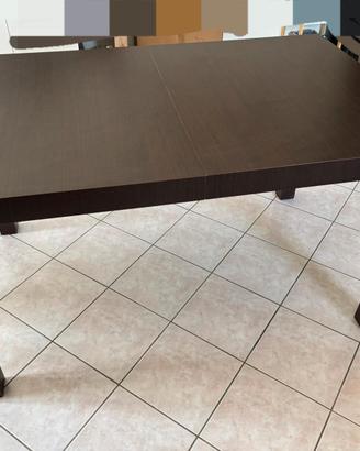 Tavolo, sponde letto matr, 2tavolini e 2vetrinette