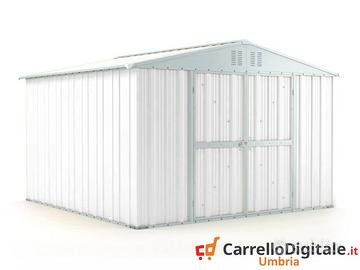 Box struttura lamiera Acciaio 327x307cm bianco