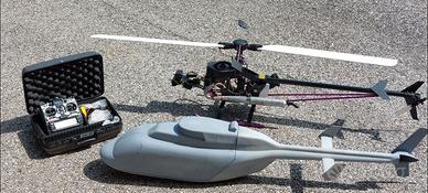 Elicottero radiocomandato con motore a scoppio