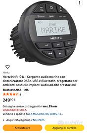 Hertz HMR 10 D stereo marino