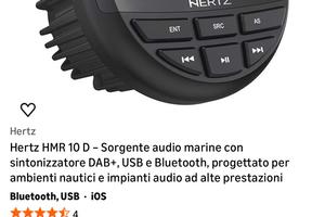 Hertz HMR 10 D stereo marino
