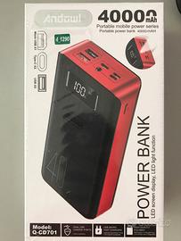 Powerbank 40000mAh multiporte fast charge NEW 40Ah