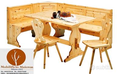 Mobili Rustici Giropanca in Pino cod0175