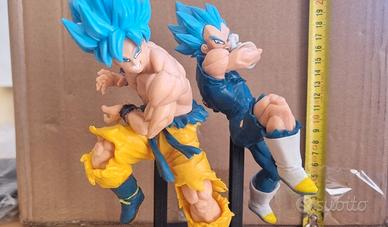 Action Figure Goku E Vegeta Super Saiyan Blue 