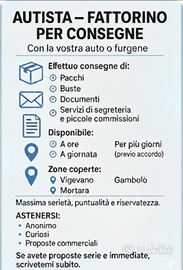 Autista - Fattorino