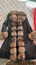 Pelliccia volpe bianca argentata