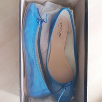 Ballerine vernice color cobalto tg. 38