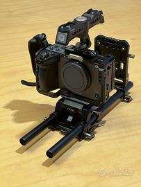 SONY FX3 + TILTA CAGE + x2 CF EXPRESS 80GB CARDS