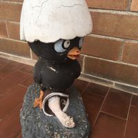 VENDUTO - GF001 - CALIMERO statua da giardino