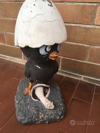 VENDUTO - GF001 - CALIMERO statua da giardino