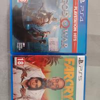 God of war e Farcry6 ps4/5