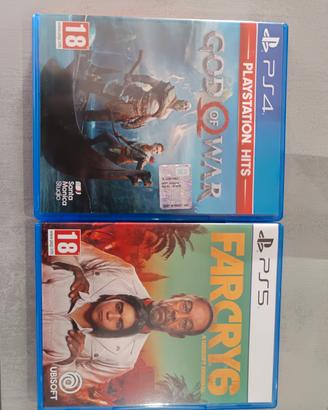 God of war e Farcry6 ps4/5