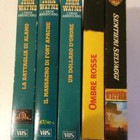 Lotto 5 Vhs Film Western John Wayne