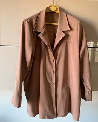 Giacca/cardigan simil camoscio tg 2XL/3XL