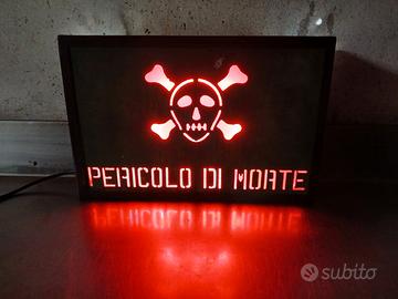 Insegna luminosa vintage 