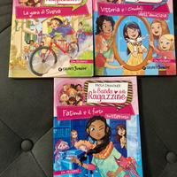 3 Libri La banda delle Ragazzine - Giunti Junior