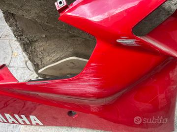 Carena dx yanaha r6 2006 rossa originale