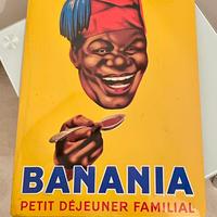 Targa insegna pubblicitaria banania
