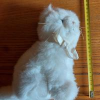 Peluche gattino bianco