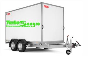 Carrello Ellebi furgonato doppio asse