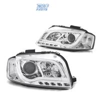 FARI AUDI A3 8P 03-08 LUCE DIURNA TUBE LIGHT FONDO